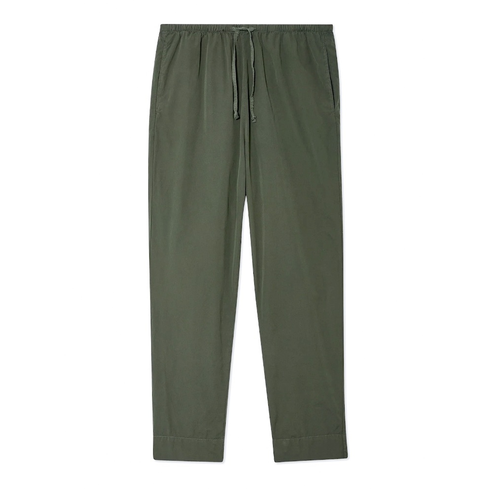 SKU SAVE KHAKI UNITED Haven Cotton Poplin Drawstring Pant in Basil - S